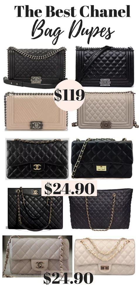 best chanel dupe on amazon for boy black handbag|chanel quilted crossbody dupe.